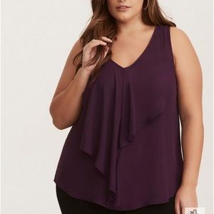 Torrid Purple Sleeveless Tank